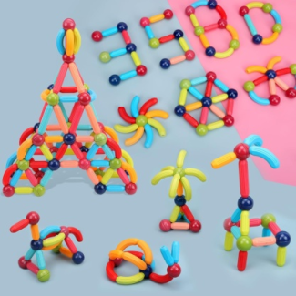 Magnetic Blocks for Kids 36 Pieces Building Blocks for Kids Magnet Toys for Kids Magnetic Tiles Boys and Girls Toy Gift Magnetic Toys Block Game Kids 3 4 5 6 7 8 9 10 Years Educational Toy