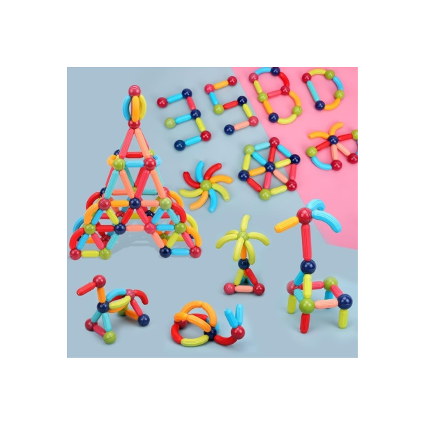 Magnetic Blocks for Kids 36 Pieces Building Blocks for Kids Magnet Toys for Kids Magnetic Tiles Boys and Girls Toy Gift Magnetic Toys Block Game Kids 3 4 5 6 7 8 9 10 Years Educational Toy